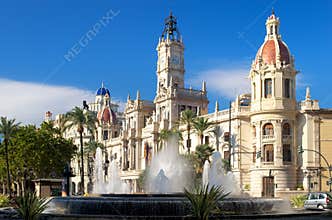 Valencia Town Hall, Spain.