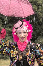 LGBTQ Reveller at a Street Parade