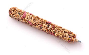Top view of rodents grain snack bar