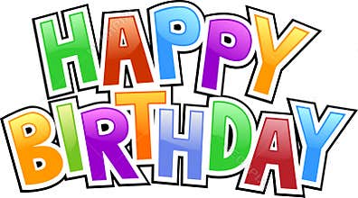 Happy birthday graffiti