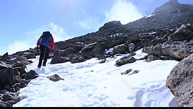 Hiking up to Twin Sisters Peaks in Colorado