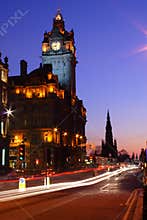 Edinburgh at night