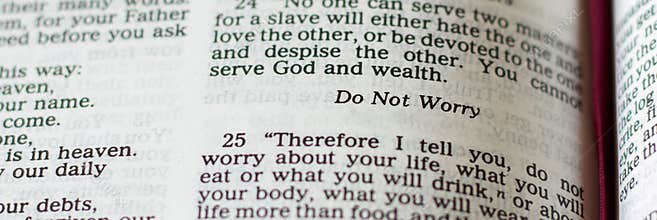 Do not worry, be anxious or stressed for tomorrow. God Jesus Christ is with you. Trust, believe and obey.