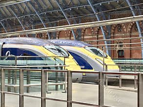 Eurostar Platform Multiple Trains
