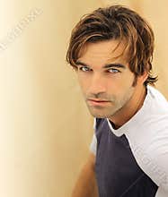 Male model face