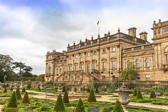 Historic Harewood House near Leeds in England.
