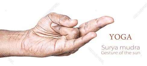 Yoga Surya mudra