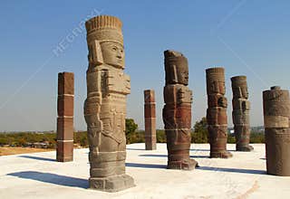 Atlantes toltecas in Tula hidalgo, mexico IV