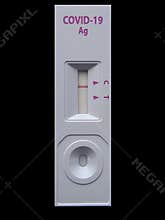 Covid-19 Rapid Antigen Test Stick With Negative Result