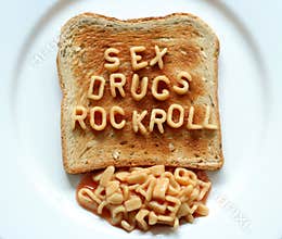 Sex drugs rock roll toast