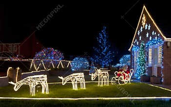 Reindeer Christmas Lights