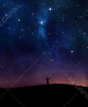 Night sky praise