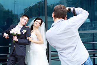 Photographer in action