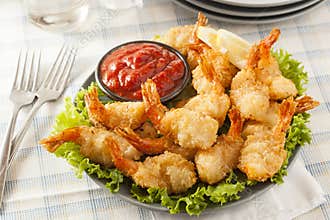 Fried Organic Coconut Shrimp