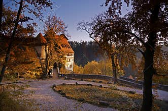 Castle in fall