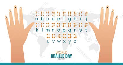 Word Braille day animation video, ideal for Word Braille day celebration