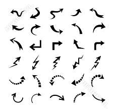 Modern arrows set