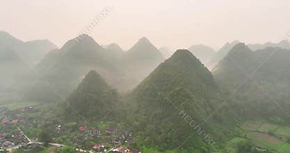 The magical scene of the mountains resemble the successive message