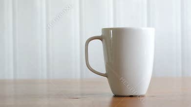 Pouring coffee