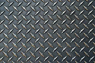 Gray colored diamond plate bac