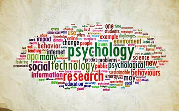 Psychology design vintage