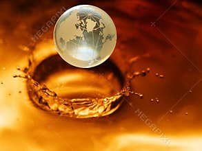 Crystal globe #3