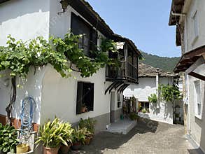 Traditional house in a mountain village, Greece