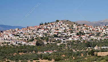 Village In Lakonia, Greece