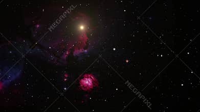 Universe and nebula clouds 4kspace universe and nebula