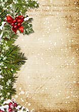 Vintage Christmas background