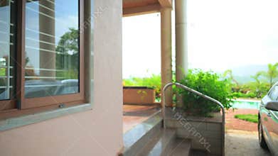 Private Bungalow Driveway Entrance