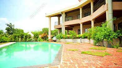 Modern Bungalow Swimming Area