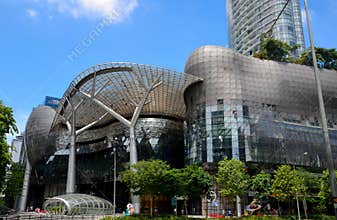 Futuristic Ion Orchard shopping mall: Singapore