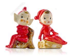 Vintage Porcelain Christmas El