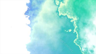 Blue green minimal grunge grainy gradient abstract chromatic motion background