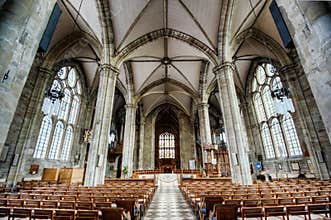 Interior of Warwick Cathedral