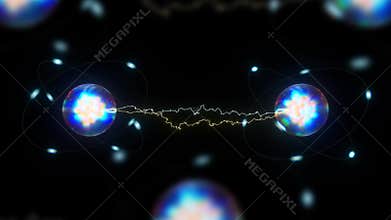 Quantum entanglement atom v1
