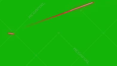 Laser blaster shooting top Resolution green screen video 4k
