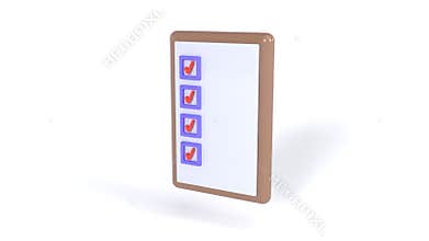 Fills out the checkbox form 3d style able to loop endless