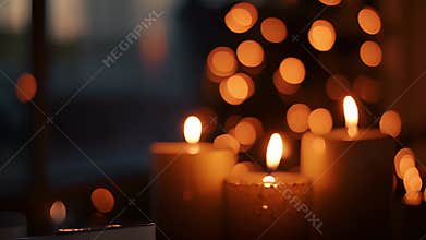 The quiet crackle of the candles provided a soothing soundtrack to the evenings painting session.