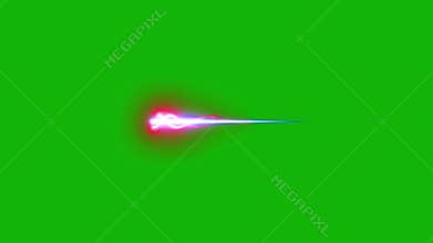 Laser blaster shooting top Resolution green screen video 4k