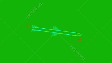 Laser blaster shooting top Resolution green screen video 4k