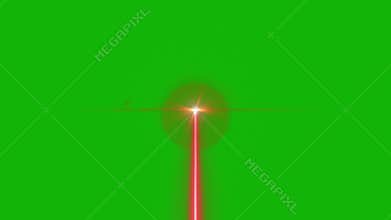 Laser blaster shooting top Resolution green screen video 4k