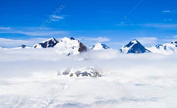 Mountains and Snow in Alaska