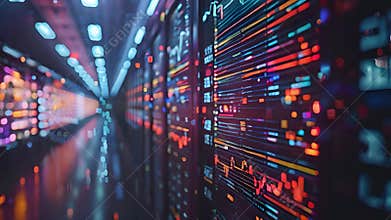 Analysis of electronic voting system, multiple screens processing digital data on election outcomes