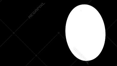 Dart arrow hits the center of the dartboard