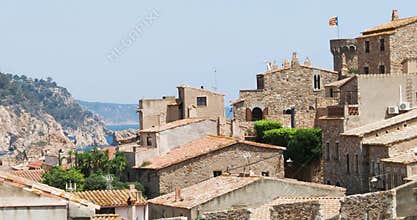 Historic center of the Catalan town of Tossa de Mar
