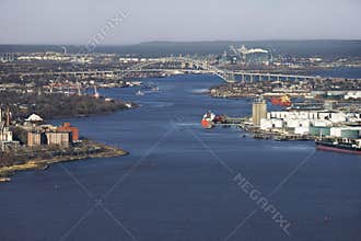 New York City Bayonne Bridge.
