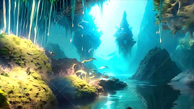 Mystical beauties of the underwater world