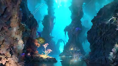 Mystical beauties of the underwater world